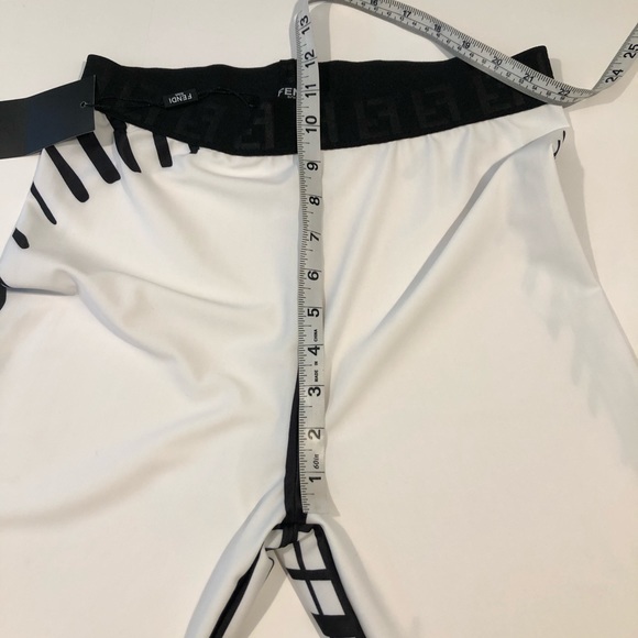 Fendi Roma Joshua Vides Tech Fabric Leggings XL - Picture 8 of 11